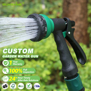 Pistola a spruzzo d'acqua SUNSHINE ABS con 7 modalità, spruzzatore per tubo <span class=keywords><strong>da</strong></span> giardino con impugnatura antiscivolo per lavare piante, prato, animali domestici, uso esterno - Product Image 1