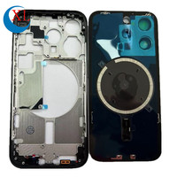 Grosir Pabrik kualitas baik bingkai pintu belakang suku cadang perbaikan penutup kerangka untuk iPhone 14 15 16 Pro Max Plus dengan tombol