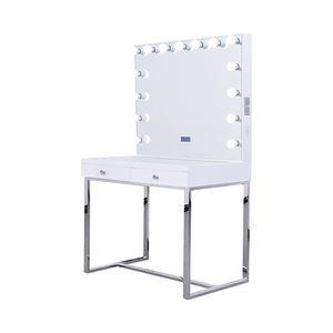 Table de vanité éclairée blanche de haute qualité pour chambre et salle de bain pour <span class=keywords><strong>dressing</strong></span> <span class=keywords><strong>en</strong></span> vente - Product Image 1