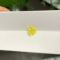 Fancy Yellow Heart Shape Diamantes de laboratorio sueltos HPHT 1.56CT VS1 Excelente corte Fancy Color Lab Grown Diamond