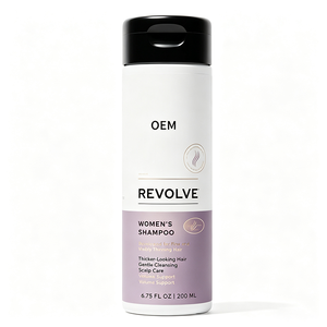 Shampooing OEM Revolve <span class=keywords><strong>pour</strong></span> femmes 200ml <span class=keywords><strong>pour</strong></span> <span class=keywords><strong>cheveux</strong></span> fins et clairsemés, nettoyage doux, boost de volume, favorise la brillance et la santé des <span class=keywords><strong>cheveux</strong></span> - Product Image 1