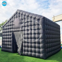 Tente Gonflable Discothèque Discothèque Gonflable Portable Discothèque Gonflable PVC Party House Discothèque Gonflable avec Lumières