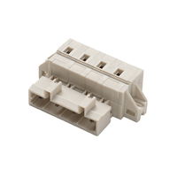 Borne rapide à ressort MCS-5.0mm insert sans vis mâle et femelle Double connecteur fixe pour lumière linéaire Led