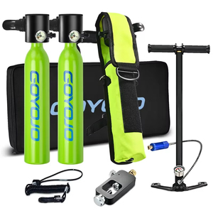 GOYOJO 0.5L Mini bouteille d'oxygène de plongée sous-marine équipement de plongée en aluminium haute pression avec conception rechargeable - Product Image 1