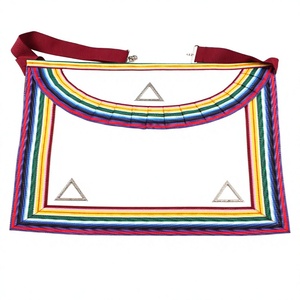 Royal Ark Mariner Grand Delantal Cuero de la mejor calidad Masonic Regalia Bordado Technics Lentejuelas Decoración Coser Uniforme Bolsillo - Product Image 1