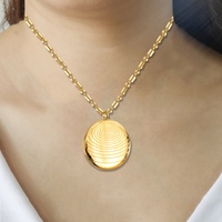 Pendentif Énergétique Scalaire Quantique en Acier Inoxydable Plaqué Or et Argent avec Sertissage Clos pour Cadeau - Vente en Gros