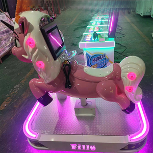 <span class=keywords><strong>Pony</strong></span> Kid Pink Cute Kiddie Ride für Princess Arcade Coin Operated Simulator Rennmaschine Hot für Kinder - Product Image 4