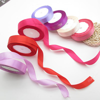 Ruban en satin imprimé simple face Hanfan 2 cm pour emballage de gâteaux, fleurs, cadeaux de mariage, ruban décoratif coloré fait main pour la pâtisserie