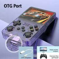 Console de jeu portable mini avec écran couleur IPS de 3,5 pouces, résolution 1280x720, système Linux, 14000 jeux, Wi-Fi, batterie 3500 mAh, R36s