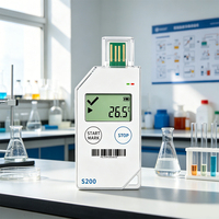 Registrador de Datos de Temperatura LCD de Un Solo Uso con Software Personalizado para Reingeniería, Informe USB PDF