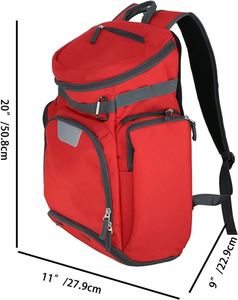 Sac à dos de basketball BSCI, grand sac de basketball avec compartiment pour chaussures et ballon, sac à dos de football - Product Image 5