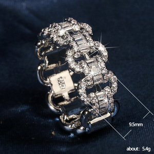 Anello dal Design a Fascia Larga, Stile Classico, Anello da Dito per Donne - Product Image 5