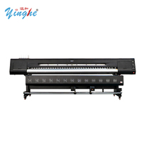 Impresora de Formato Grande YINGHE de 3200 mm, 4 Cabezales de Impresión I3200 E1, Alta Velocidad, Compatible con Tinta de Sublimación a Base de Agua y Solvente Ecológico