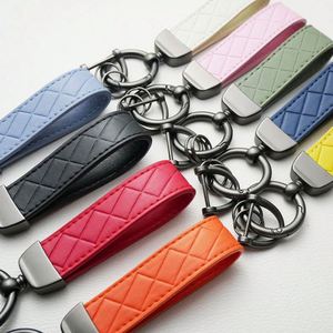 Wholesale Custom Car <b>Keychain</b> <b>Personalized</b> Fashional Car Accessories in Leather Metal PU PU Leather Materials - Product Image 3