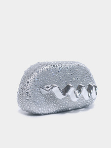 Crystal Shell Clutch Bag with Chain Strap Sparkling Beaded Evening Party Purse for Women Elegant Diamond Evening Clutch Bag 2026 - Product Image 2