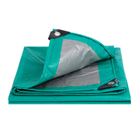 Bâche en PE avec bord renforcé, imperméable, tissée, pour le transport de marchandises sur camion, le transport de fret, l'entreposage et le stockage de matériaux