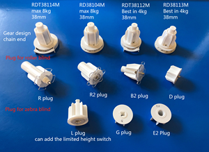 Accesorios de pista de cortina de fábrica, mecanismo de persiana enrollable de 38mm, embrague para componentes de persiana enrollable - Product Image 4