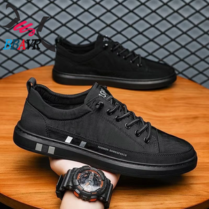 Nouvelle Collection Automne : Baskets Confortables et Légères en Soie Glacée pour Hommes – Mocassins Décontractés et Chaussures à Lacets - Product Image 1