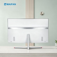 Ordinateur tout-en-un incurvé Maifan 27 pouces, Intel Core I5, écran LCD IPS FHD 1920x1080, SSD, Windows 11, PC de bureau pour jeux, blanc
