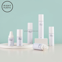 UTN 100ml 120ml PET matériel couleur blanche petit volume cosmétique vaporisateur et émulsion bouteille en stock