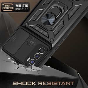 Funda para Motorola <span class=keywords><strong>Moto</strong></span> <span class=keywords><strong>G72</strong></span>, soporte de anillo a prueba de golpes, TPU, PC, Combo de cubiertas para <span class=keywords><strong>moto</strong></span> g10, g20, g31, g52, g60 - Product Image 3