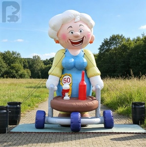 <span class=keywords><strong>Ballon</strong></span> publicitaire géant gonflable de 3 m Sarah Rollator Holland pour carnaval et célébrations publiques - Product Image 5