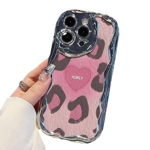 Coque de <span class=keywords><strong>t</strong></span>éléphone électroplaquée rose à imprimé léopard pour iPhone 15 Pro <span class=keywords><strong>Max</strong></span> 16, accessoires de <span class=keywords><strong>t</strong></span>éléphone personnalisés pour coque iPhone 17 Pro <span class=keywords><strong>Max</strong></span> - Product Image 5