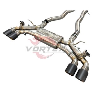 Sistema de escape intermedio con válvulas de acero inoxidable Vortex para BMW G90 M5, silenciador de rendimiento mejorado. - Product Image 4