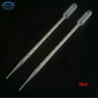 Compte-gouttes en plastique jetable 10ml, pour laboratoire, Pipette pour transfert de pâtisserie