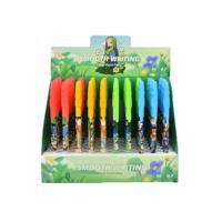 Lot de 50 stylos à bille 0,7 mm à pointe fine, motif Mona Lisa, en plastique coloré, pour étudiants et bureau