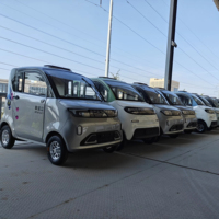 Voiture électrique à batterie au lithium tendance, 45 km/h, 4 places, conduite à gauche, mini SUV électrique pour adultes, 2024, autonomie de 70-90 km