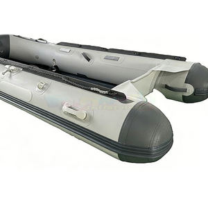 Vente directe d'usine, bateau pneumatique à plancher en aluminium, bateau pneumatique en PVC, Zodiac T avec bateau pneumatique de sauvetage en PVC, bateau pneumatique de pêche - Product Image 4