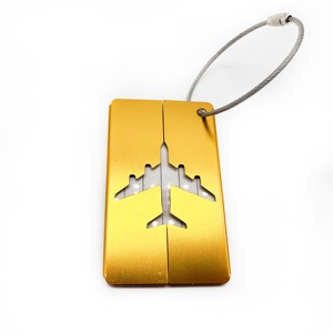 Thẻ Cá Nhân Hóa Tên Trống Số Lượng Lớn Với Logo Máy Bay Thẻ Du Lịch Kim Loại Và Thẻ Hành Lý Phụ Kiện Nhôm Anot Hóa - Product Image 2