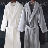 Peignoir en flanelle gaufrée pour homme, peignoir personnalisé pour femme, peignoirs d'hôtel et de spa, peignoirs pour filles
