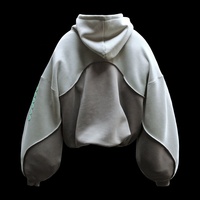 Sweat à capuche unisexe DiFan pour homme, coupe oversize, personnalisable avec logo, épais, style streetwear, coupe courte