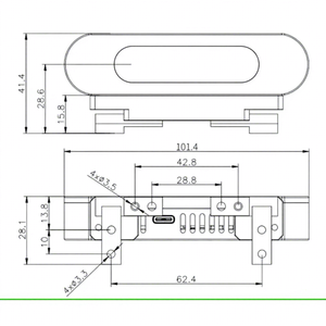 Module caméra Gemini Pro à prix d'usine, en plastique, SDK disponible pour robots intelligents, apprentissage profond, détection 3D en environnement - Product Image 1