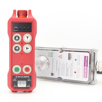 Télécommande sans fil industrielle étanche à double vitesse et 4 touches pour grue et palan, 36V-440V, à accès autorisé