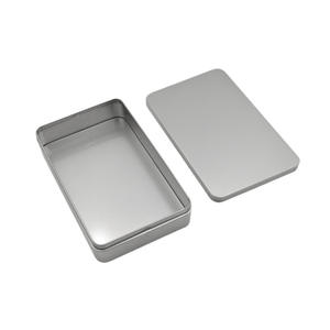 Rechteckige Leere Metallboxen mit Scharnier, Kleine Aufbewahrungsdosen, Individuell Anpassbare Box - Product Image 3