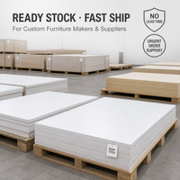 Panneaux en mélamine et MDF vierges directement de l'usine chinoise, panneaux en fibres à prix compétitif pour le marché mondial du MDF