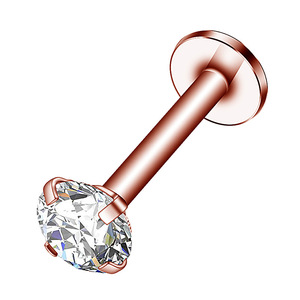 Labret-Anillo de labio de acero inoxidable de 16G, joyería para <span class=keywords><strong>Piercing</strong></span>, pendientes, Tragus, hélice, <span class=keywords><strong>Medusa</strong></span> - Product Image 6