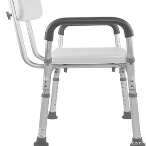 Chaise de douche amovible en alliage d'aluminium avec dossier et accoudoirs pour personnes âgées, enfants et femmes enceintes - Product Image 4