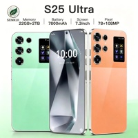 Smartphone S25 Ultra de Alta Calidad con 22G+2TB, 5G Global, Android 15, Pantalla Grande de 144Hz, Carga Rápida de 120W