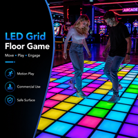 Baldosas LED Interactivas para Juegos, Sistema de Movimiento Multijugador Personalizado para Centros de Entretenimiento y Arcades Comerciales