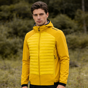 <strong>Men</strong> Hot Seller Insulated Windproof Zipper <strong>Lightweight</strong> Softshell Hybrid <strong>Jackets</strong> <strong>for</strong> Hiking Outdoor Activity 4 Seasons Midlayer - Product Image 1