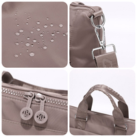 Sac bandoulière en nylon léger et réglable, grande capacité, avec poche avant zippée, idéal pour le shopping, les voyages, le travail – Fournisseur d'usine