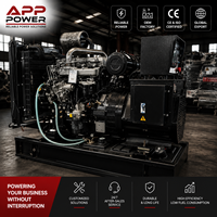 Grupo electrógeno diésel de 30 kW, 50/60 Hz, 220 V/400 V, de bastidor abierto simple, con arranque automático y arranque remoto, para Weichai, Yuchai, Cummins