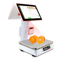 POS-терминал HIDISIM All-in-One с сенсорным экраном 14 дюймов, Windows, Intel Core I7-8550U, Wi-Fi/BT4.1LE для розничной торговли