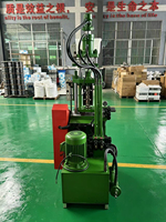 Mini machine de moulage par injection verticale hydraulique pour matériaux PVC, ABS, PP, PC, équipement de moulage industriel à haute productivité
