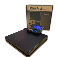 Balance électronique commerciale de haute précision pour colis de commerce extérieur, 50 kg, multifonctionnelle, rectangulaire, compacte, à poser