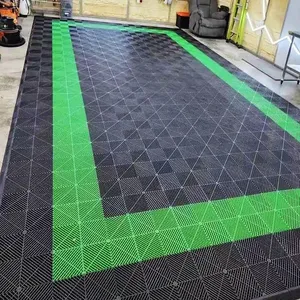 Factory Sales PP Material Backyard Sport Court Floor Tiles Outdoor Plastic Flooring Mat For Basketball Tennis Badminton Court
